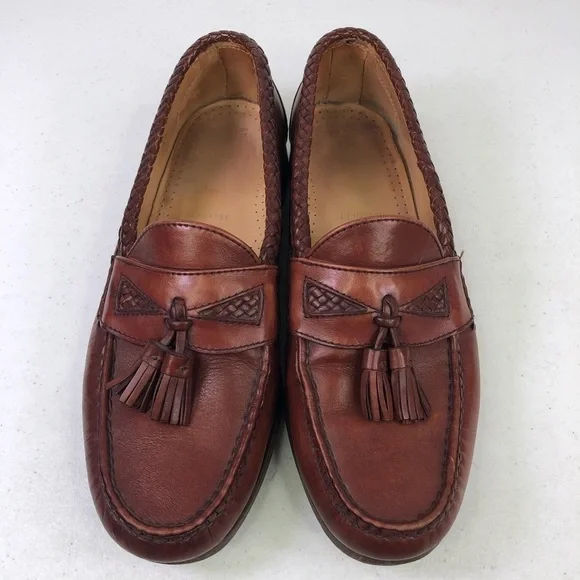 Allen Edmonds Maxfield Leather Tassel Loafer Shoes
